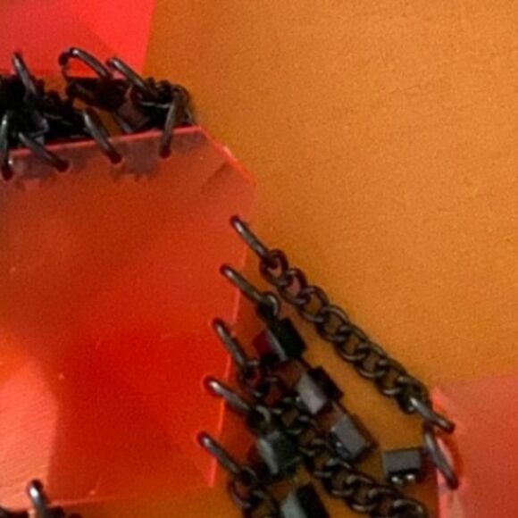 😎 3/$25 Bundled Women's Statement Necklace by H&M in Gun Metal - Picture 3 of 6